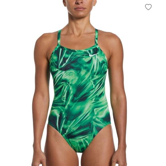 Nike Women's HydraStrong Solar Rise Fastback One Piece Swimsuit Size 26 - Picture 1 of 3
